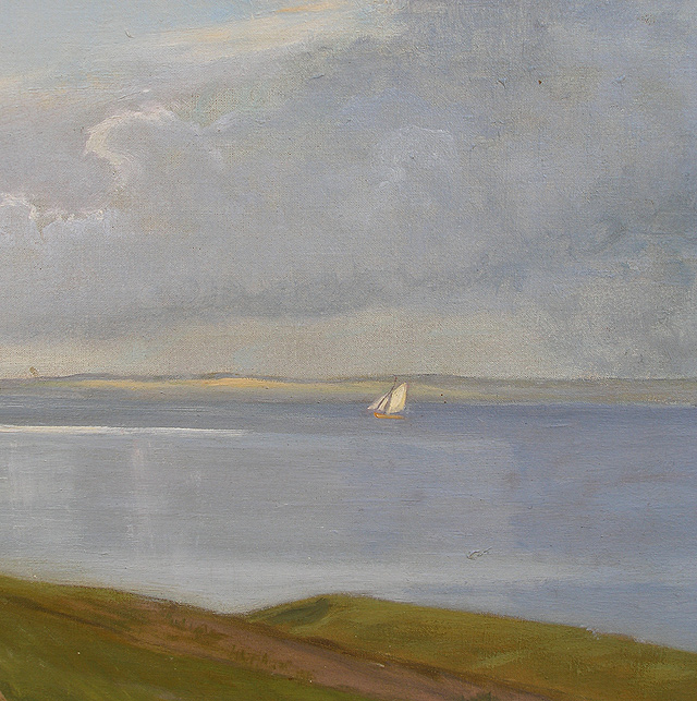 Rüdinger. Grazing cattle at Roskilde fjord. 1916. Early modernism 